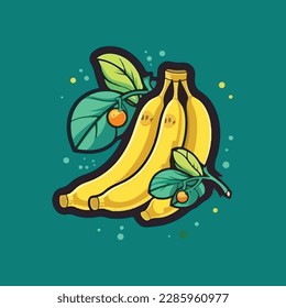 banana simple modern logo vector