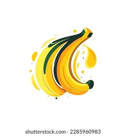 vector banana simple y moderno
