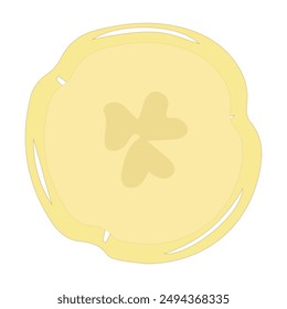 Banana slices illustration of various sizes and angles. Chopped banana pieces with peel and without peel, design icon vector illustration.