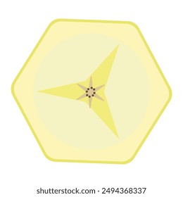 Banana slices illustration of various sizes and angles. Chopped banana pieces with peel and without peel, design icon vector illustration.