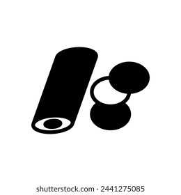 Banana Stem  icon in vector. Logotype
