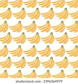 Banana Top View Flat background
