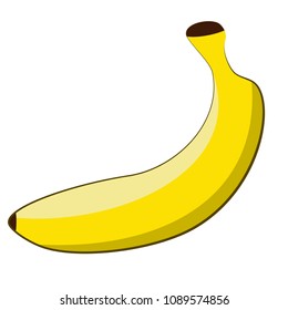 Banana Transparent Vector Illustration