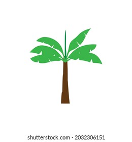 Design-Vorlage für das Bananenbaum-Symbol