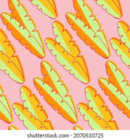 El árbol bananero deja un patrón transparente de arte vectorial.