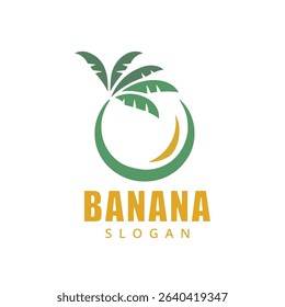 Banana Tree Logo Design Template