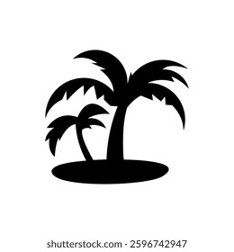 banana tree vintage logo vector symbol illustration design, banana tree silhouette logo design