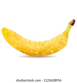 banana triangulation style with shadow