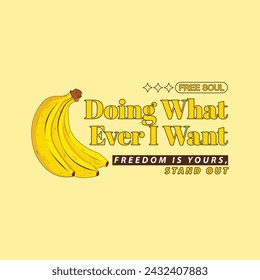 Banana T-shirt style design suit for t shirt business