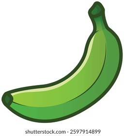 Banana, Banana Vector, 2D Banana Illustration