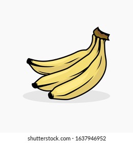 Banana Vector Apple Vector Illustration Isolated Stock Vector (Royalty ...