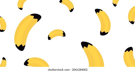 Plano aislado del fondo vectorial del plátano