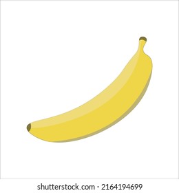 Banana. Vector color image of a banana.