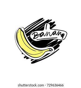 banana vector comic graphics