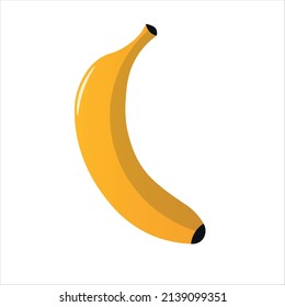 Banana vector in flat design