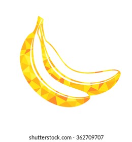 Banana vector fruit