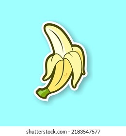 Banana Vector Fruit Healty Vegan Drawing