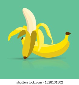 Banana Vector Graphic Design Illustration