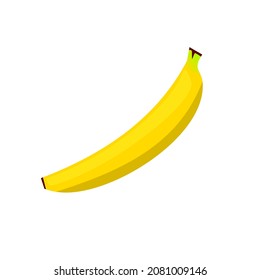 Banana vector graphic. Yellow Banana