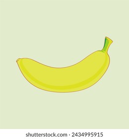 Banane Vektor grüner Hintergrund EPS