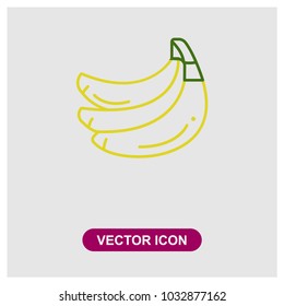 Banana Vector Icon