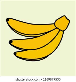 BANANA VECTOR ICON