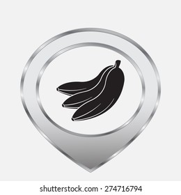 banana vector icon