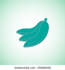 banana vector icon