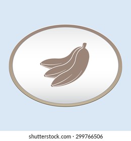 banana vector icon