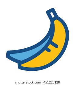 Banana Vector Icon