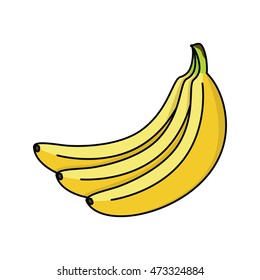 Vektorsymbol für Bananen