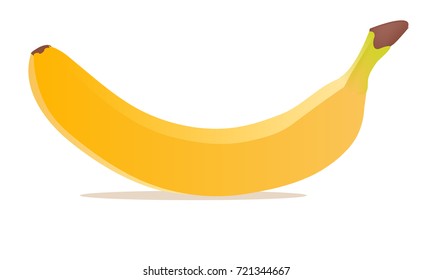 Banana vector, icon.