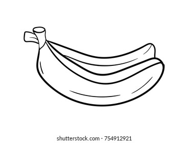 banana vector icon