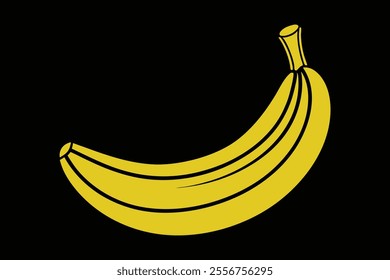Banana vector icon design.This is an editable eps vector icon.
