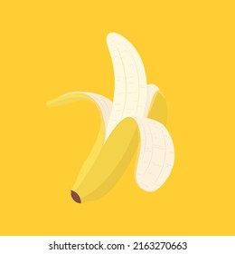 Banana, Banana Vector, Banana Icon, Banana For Scale, Fruit Icon, Food Icon, Vector Illustration Background