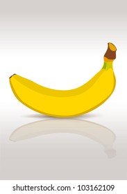 banana, vector illustration