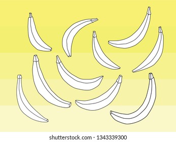 banana vector illustration