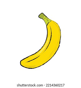 Banana vector illustration, art, vector illustration for any design