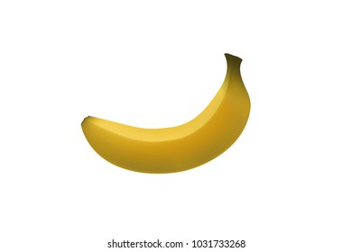 ?Yellow banana, vector, illustration, background