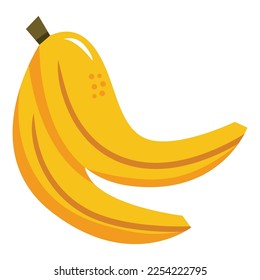 elemento de diseño de ilustración vectorial de banana