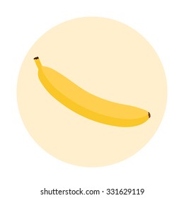 Banana vector illustration. Flat design.