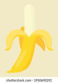 banana vector illustration with noises
