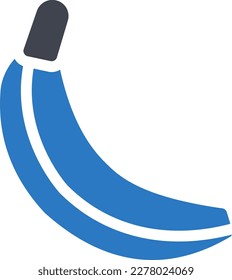 banana Vector illustration on a transparent background. Premium quality symmbols. Glyphs vector icons for concept and graphic design. 
