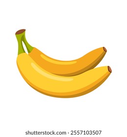 Banana Vector Illustration. Perfect for Natural and Organic Design Themes.