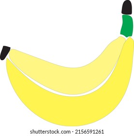 banana vector illustrator banana image clipart