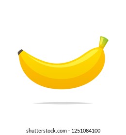 Banana vector isolated illustration