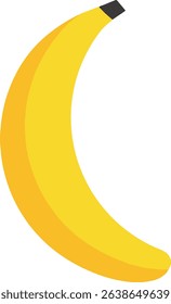 Banana vector isolated on a white background. 