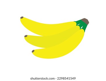 banana vector for kid coloring book cartoon icon web clip cart 