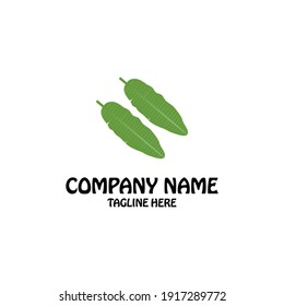 Banana vector logo icon template