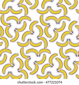 Banana vector pattern.swatch pattern